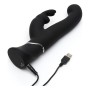 Vibrador Doble Conejito Happy Rabbit Negro de Happy Rabbit, Vibradores dobles - Ref: M0402491, Precio: 70,19 €, Descuento: %