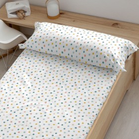 Lenzuolo con angoli aderenti Kids&Cotton Kibo Multicolore 90 x 200 cm