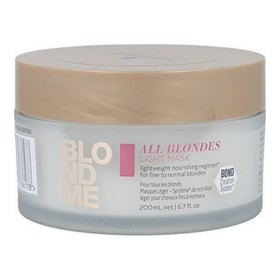 Mascarilla Capilar Blondme Keratin Restore All Blondes Schwarzkopf (200 ml) de Schwarzkopf, Mascarillas - Ref: S4244597, Prec...