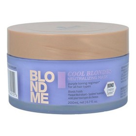 Masque pour cheveux Blondme Cool Blondes Schwarzkopf (200 ml) de Schwarzkopf, Soins et masques - Réf : S4244602, Prix : 15,37...