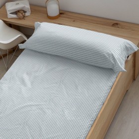 Juego de Sábanas Alexandra House Living Greta Gris Perla Cama de 150 3 Piezas | Tienda24 Tienda24.eu