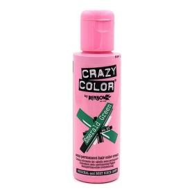 Couleur Semi-permanente Emerald Green Crazy Color Nº 53 (100 ml) de Crazy Color, Coloration semi-permanente - Réf : S4245747,...