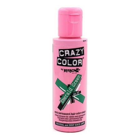 Semi-permanente Tönung Emerald Green Crazy Color Nº 53 (100 ml) von Crazy Color, Tönungen - Ref: S4245747, Preis: 6,67 €, Rab...