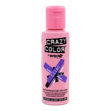 Semi-Permanent Tint Lilac Crazy Color Nº 55 (100 ml) (100 ml) | Tienda24 - Global Online Shop Tienda24.eu