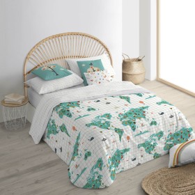 Juego de funda nórdica Alexandra House Living QUTUN Natural Cama de 105 180 x 220 cm 3 Piezas | Tienda24 Tienda24.eu