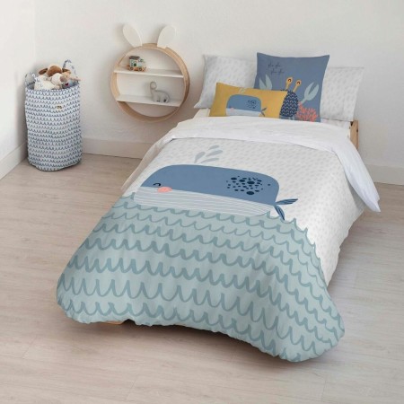 Bettdeckenbezug Kids&Cotton Malu Big Blau 175 Fäden 180 x 220 cm 180 x 240 cm | Tienda24 Tienda24.eu