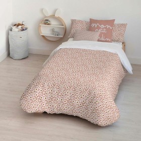 Conjunto de capa de edredom Alexandra House Living Qutun Branco Casal 4 Peças | Tienda24 Tienda24.eu