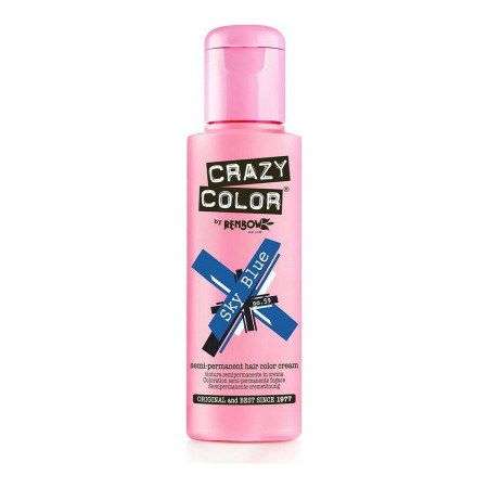 Semi-Permanent Tint Sky Blue Crazy Color Nº 59 (100 ml) by Crazy Color, Semi-Permanent Colour - Ref: S4255680, Price: 6,63 €,...