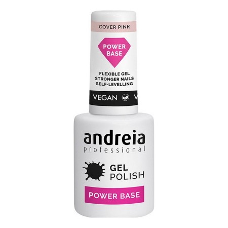 Nail Polish Semi-permanent Gel Polish Power Base Andreia Professional Gel Pink (10,5 ml) by Andreia, Polish - Ref: S4257042, ...