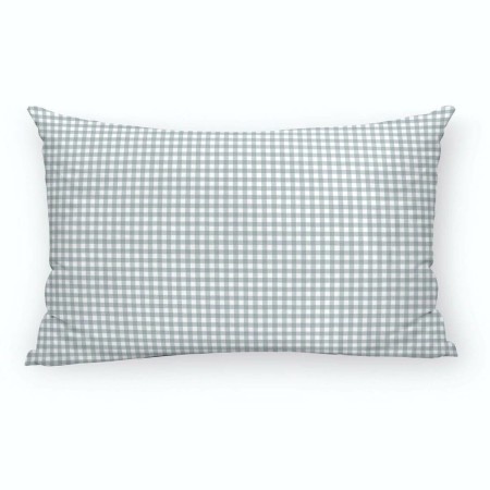 Pillowcase Kids&Cotton Vichy Blue 30 x 50 cm | Tienda24 Tienda24.eu