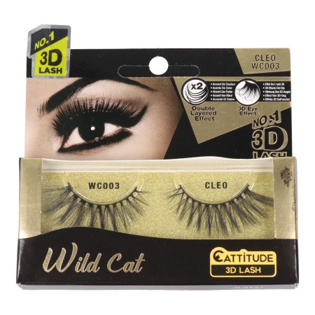 Falsche Wimpern Ebin New York Wild Cat Cleo von Ebin New York, Augen - Ref: S4262473, Preis: 5,09 €, Rabatt: %