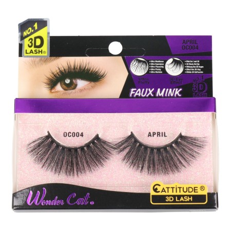 False Eyelashes Ebin New York Wonder Cat April by Ebin New York, Eyes - Ref: S4262586, Price: 5,09 €, Discount: %