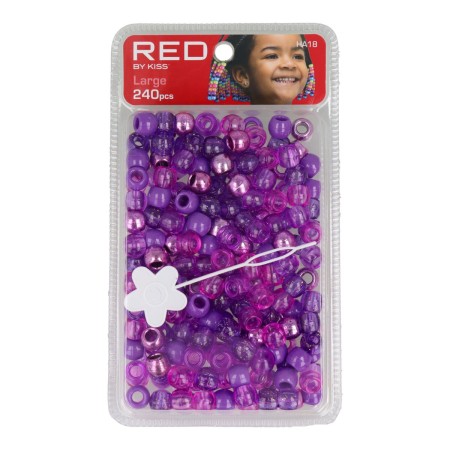 Glass beads Red Kiss Kiss L Purple 240 Pieces by Red Kiss, Hair Pins - Ref: S4262729, Price: 3,97 €, Discount: %