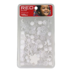 Glass beads Red Kiss Kiss Xl White 100 Pieces by Red Kiss, Hair Pins - Ref: S4262810, Price: 4,09 €, Discount: %