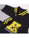 Sudadera sin Capucha Unisex Harry Potter Hufflepuff Gris Negro | Tienda24 Tienda24.eu