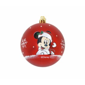 Bola de Natal Mickey Mouse Happy smiles 10 Unidades Vermelho Plástico (Ø 6 cm) de Mickey Mouse, Natal - Ref: S4307225, Preço:...