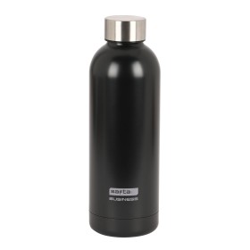 Stainless Steel Flask Safta Black 500 ml Black by Safta, Water bottles - Ref: S4308348, Price: 6,23 €, Discount: %