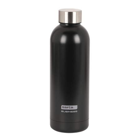 Garrafa Térmica em Aço Inoxidável Safta Black 500 ml Preto de Safta, Garrafas de água - Ref: S4308348, Preço: 6,23 €, Descont...