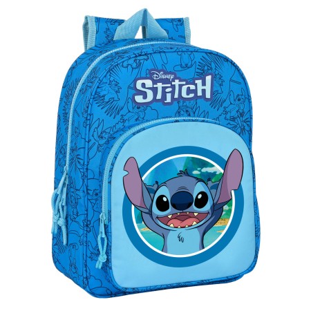 Mochila Escolar Stitch Azul 26 x 34 x 11 cm de Stitch, Mochilas infantiles - Ref: S4308516, Precio: 13,20 €, Descuento: %