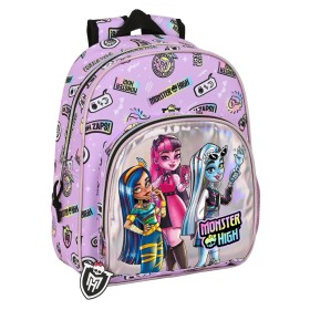 Zaino Scuola Monster High Best boos Lilla 28 x 34 x 10 cm di Monster High, Zainetti per bambini - Rif: S4308596, Prezzo: 13,4...