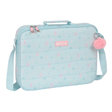 Cartera Escolar Moos Garden Turquesa 38 x 28 x 6 cm de Moos, Mochilas infantiles - Ref: S4308760, Precio: 8,77 €, Descuento: %