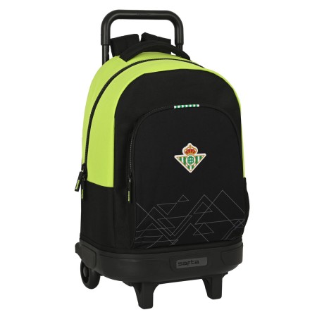 Cartable à roulettes Real Betis Balompié 33 x 45 x 22 cm Noir Citron de Real Betis Balompié, Sacs à dos enfant - Réf : S43089...