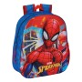 3D School Bag Spider-Man Red Navy Blue 27 x 33 x 10 cm by Spider-Man, Children's Backpacks - Ref: S4309352, Price: 9,43 €, Di...