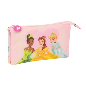 Portatodo Doble Princesses Disney Summer adventures Rosa 22 x 12 x 3 cm de Disney Princess, Estuches - Ref: S4309497, Precio:...