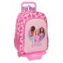 School Rucksack with Wheels Barbie Love Pink 33 x 42 x 14 cm by Barbie, Children's Backpacks - Ref: S4309501, Price: 30,27 €,...