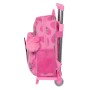 School Rucksack with Wheels Minnie Mouse Loving Pink 28 x 34 x 10 cm by Minnie Mouse, Children's Backpacks - Ref: S4309512, P...