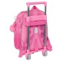 School Rucksack with Wheels Minnie Mouse Loving Pink 28 x 34 x 10 cm by Minnie Mouse, Children's Backpacks - Ref: S4309512, P...