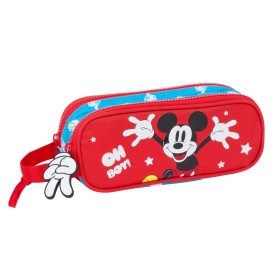 Portatodo Doble Mickey Mouse Clubhouse Fantastic Azul Rojo 21 x 8 x 6 cm de Mickey Mouse Clubhouse, Estuches - Ref: S4309551,...