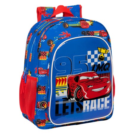 Cartable Cars Race ready Bleu 32 X 38 X 12 cm de Cars, Sacs à dos enfant - Réf : S4309588, Prix : 14,98 €, Remise : %