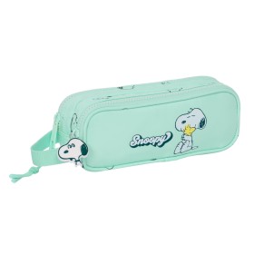 Trousse Fourre-Tout Double Snoopy Groovy Vert 21 x 8 x 6 cm de Snoopy, Trousses - Réf : S4309844, Prix : 11,08 €, Remise : %