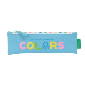 Trousse d'écolier Benetton Spring Bleu ciel 20 x 6 x 1 cm de Benetton, Trousses - Réf : S4309983, Prix : 3,40 €, Remise : %