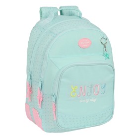 Mochila Escolar BlackFit8 Enjoy Verde 32 x 42 x 15 cm de BlackFit8, Mochilas infantiles - Ref: S4310094, Precio: 21,65 €, Des...