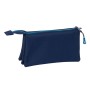 Trousse Fourre-Tout Triple Munich Nautic Blue marine 22 x 12 x 3 cm de Munich, Trousses - Réf : S4310166, Prix : 6,68 €, Remi...