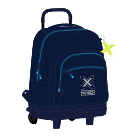 Cartable à roulettes Munich Nautic Blue marine 33 X 45 X 22 cm de Munich, Sacs à dos enfant - Réf : S4310173, Prix : 61,71 €,...