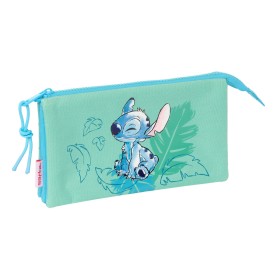 Portaoggetti Triplo Stitch Aloha Turchese 22 x 12 x 3 cm di Stitch, Porta penne - Rif: S4310643, Prezzo: 9,85 €, Sconto: %