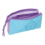 Trousse Fourre-Tout Triple Stitch Sweet Bleu Lila 22 x 12 x 3 cm de Stitch, Trousses - Réf : S4310668, Prix : 9,85 €, Remise : %