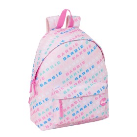 Mochila Escolar Barbie Logomania Rosa Claro 33 x 42 x 15 cm de Barbie, Mochilas infantis - Ref: S4310958, Preço: 24,99 €, Des...