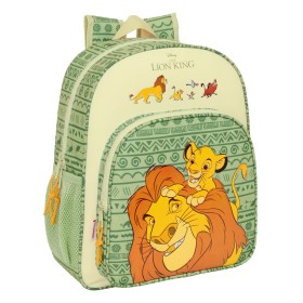 School Bag Mufasa Green Beige 32 x 38 x 12 cm by Mufasa, Children's Backpacks - Ref: S4311254, Price: 26,04 €, Discount: %