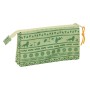 Triple Carry-all Mufasa Green Beige 22 x 12 x 3 cm by Mufasa, Pencil cases - Ref: S4311257, Price: 9,20 €, Discount: %