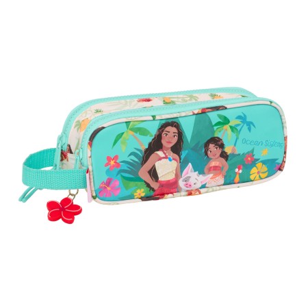 Double Carry-all Vaiana Blue Beige 21 x 8 x 6 cm by Vaiana, Pencil cases - Ref: S4311273, Price: 9,43 €, Discount: %