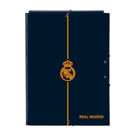 Raccoglitore ad anelli Real Madrid C.F. 2nd Kit 24/25 Blu Marino A4 26 x 33.5 x 2.5 cm di Real Madrid C.F., Armadi schedari -...