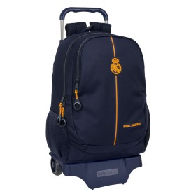 Mochila Escolar con Ruedas Real Madrid C.F. 2nd Kit 24/25 Azul marino 32 x 44 x 16 cm de Real Madrid C.F., Mochilas infantile...