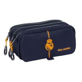 Portaoggetti Triplo Real Madrid C.F. 2nd Kit 24/25 Blu Marino 21,5 x 10 x 8 cm di Real Madrid C.F., Porta penne - Rif: S43113...