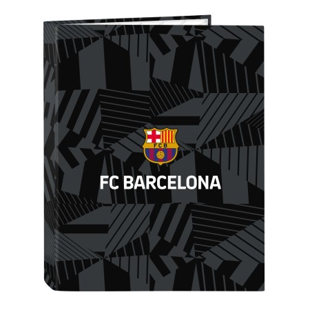 Reliure à anneaux F.C. Barcelona Black Noir A4 26.5 x 33 x 4 cm de F.C. Barcelona, Classeurs - Réf : S4311318, Prix : 5,97 €,...