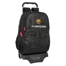 Schulrucksack mit Rädern F.C. Barcelona Black Schwarz 32 x 44 x 16 cm von F.C. Barcelona, Kinderrucksäcke - Ref: S4311323, Pr...