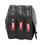 Trousse Fourre-Tout Triple F.C. Barcelona Black Noir 21,5 x 10 x 8 cm de F.C. Barcelona, Trousses - Réf : S4311330, Prix : 20...